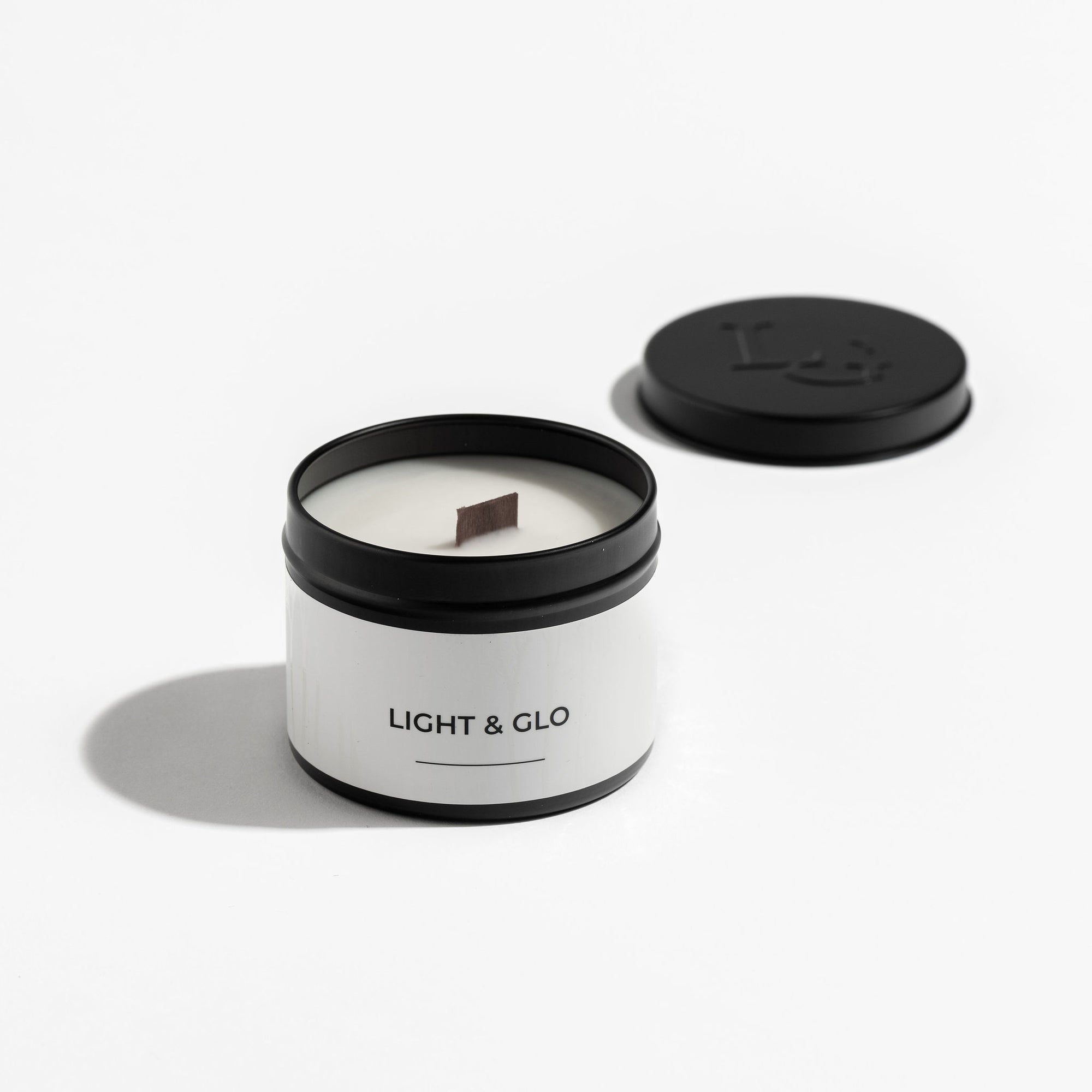 Cucumber & Basil - Monochrome Travel Candle | Luxury Candles & Home Fragrances by Light + Glo