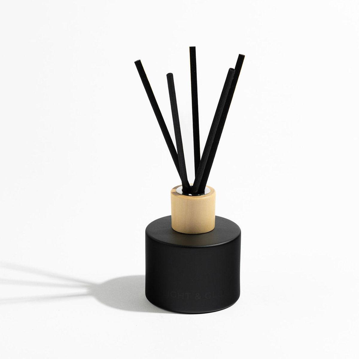 Cucumber &amp; Basil - Monochrome Scent Diffuser | Luxury Candles &amp; Home Fragrances by Light + Glo